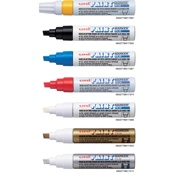 PX-30 Paint Marker: Thick line specification for clear markings Bangkok Thailand