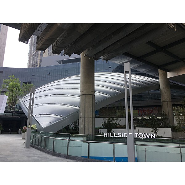Tensile Membrane Structure Whizdom (2019) ETFE Film Waterproof Sheet Architect Design
