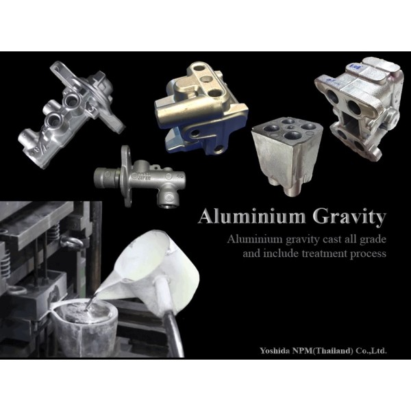 Aluminum cast for hydraulic, air or water body by our partner!