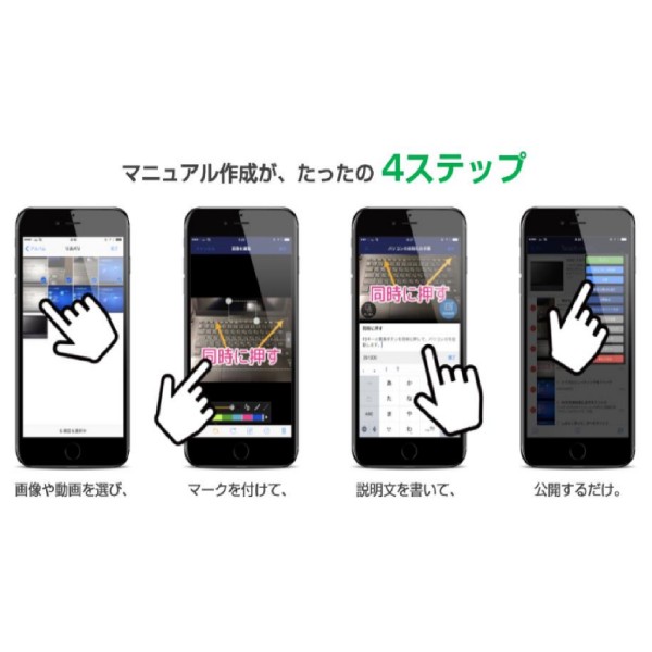 ビジュアル型マニュアル作成・共有プラットフォーム Teachme Biz　タイ
