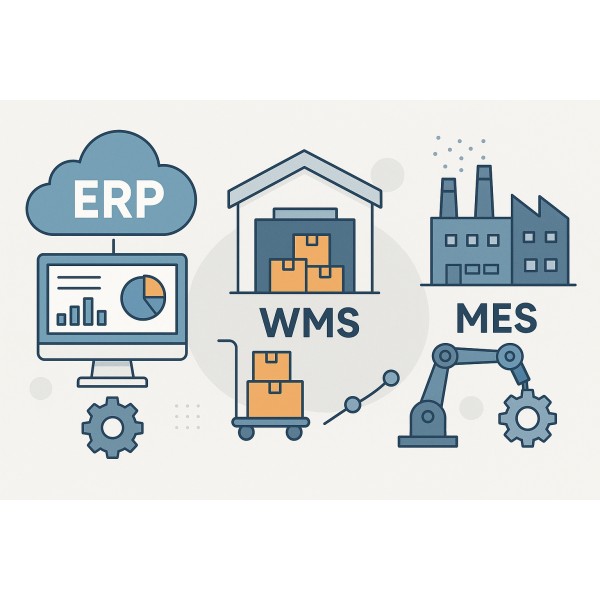 ERP・WMS・MESの違いと製造業の導入効果